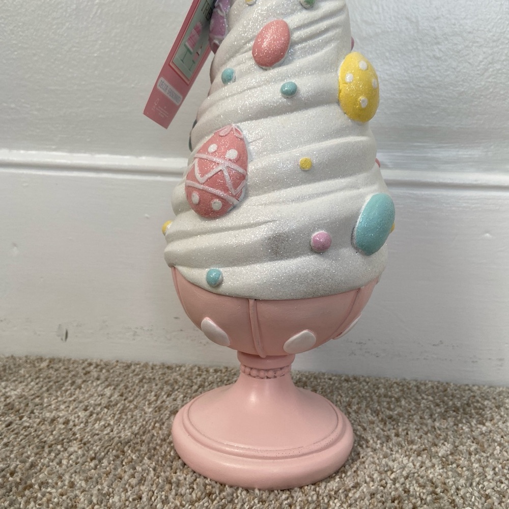 NWT Sweet Treats Whipped Frosting Easter Egg Tree Spring Decor - Picture 8 of 10